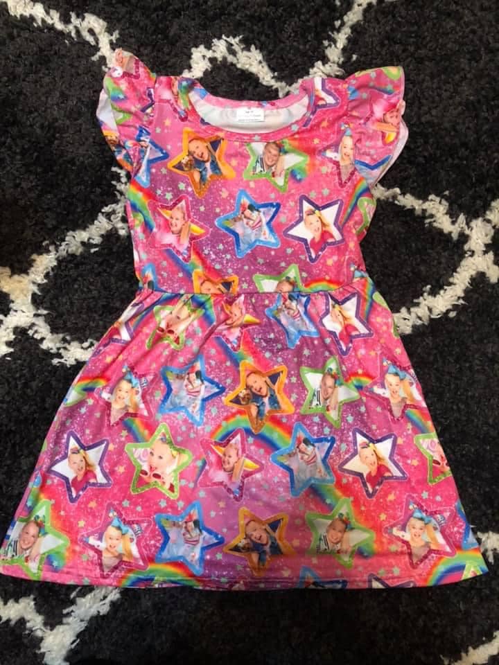 Flutter sleeve JoJo dress