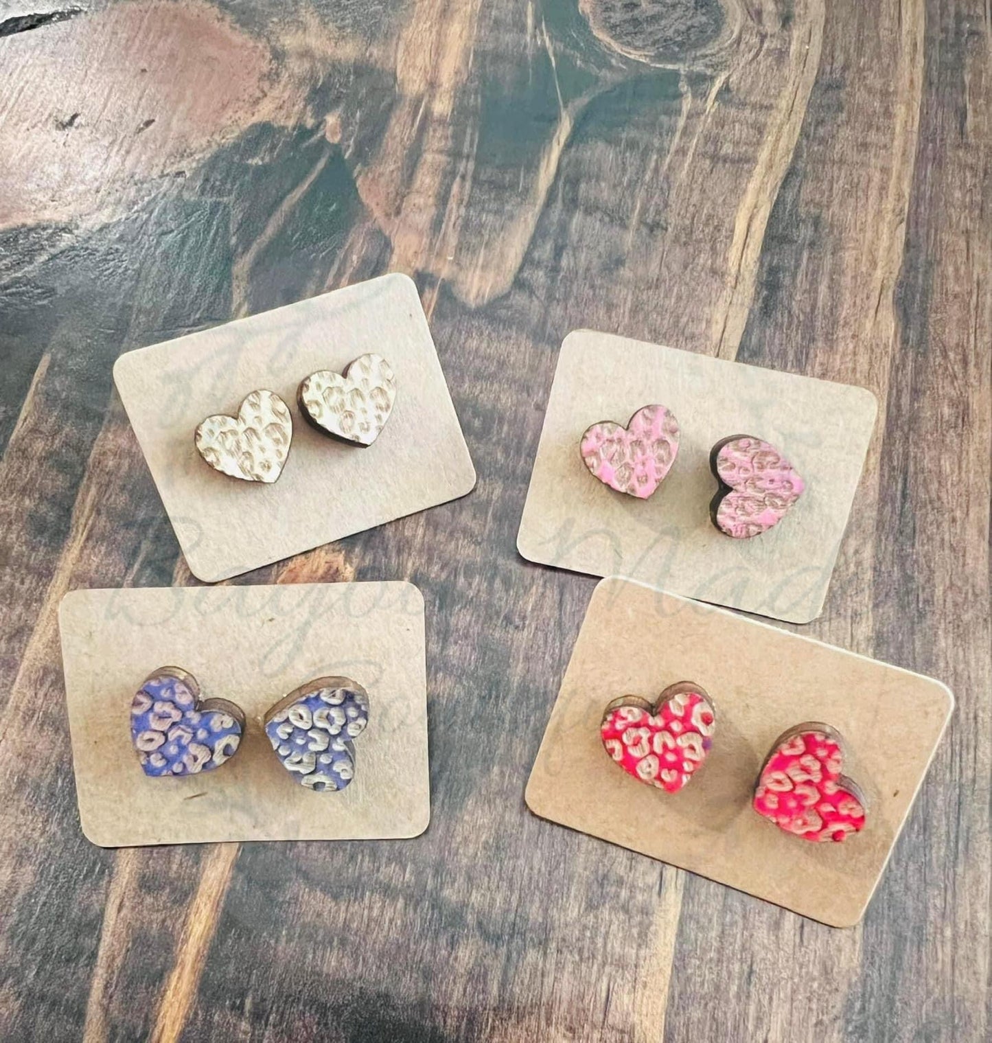 Valentine studs