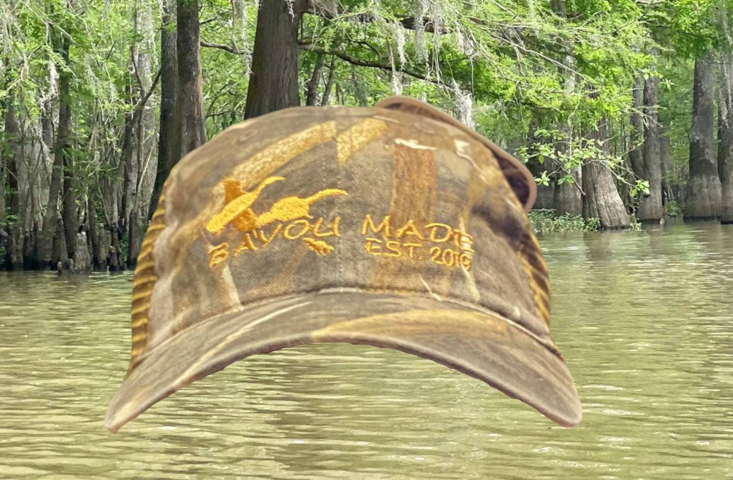 Bayou Made Embroidered Hat