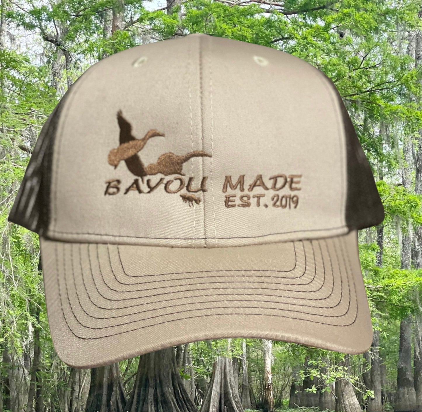 Bayou Made Embroidered Hat