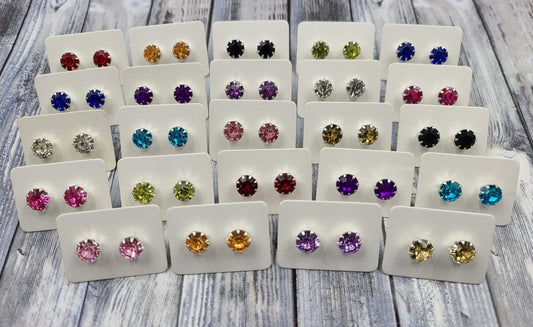 Crystal studs