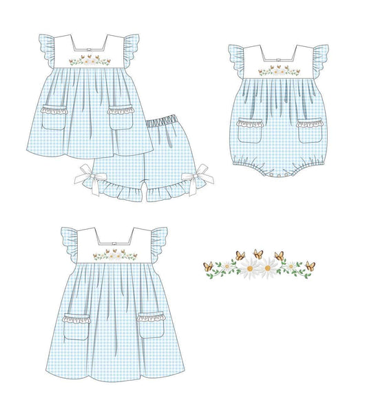 Butterfly floral collection