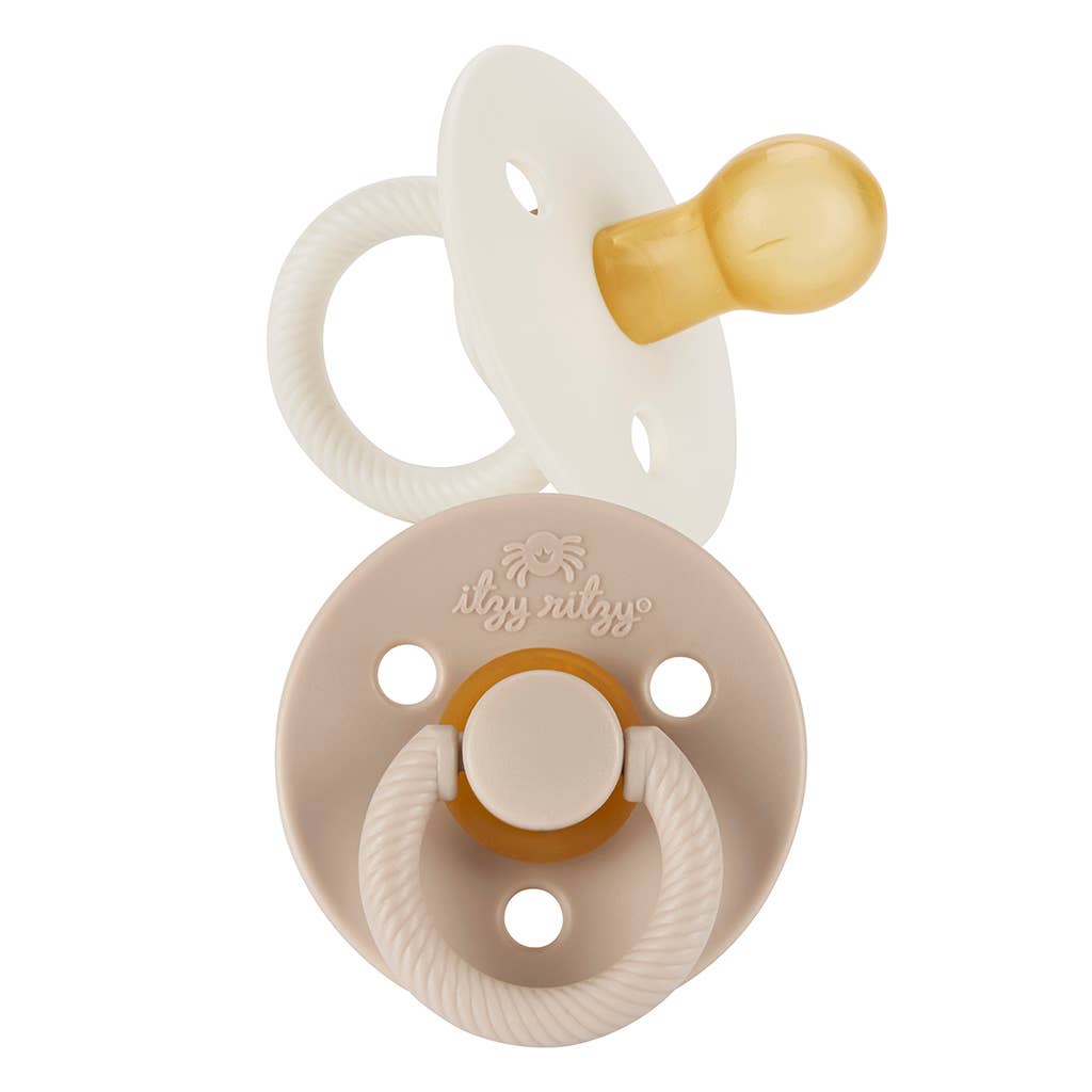 Itzy Soother™ Neutral Natural Rubber Pacifier Sets