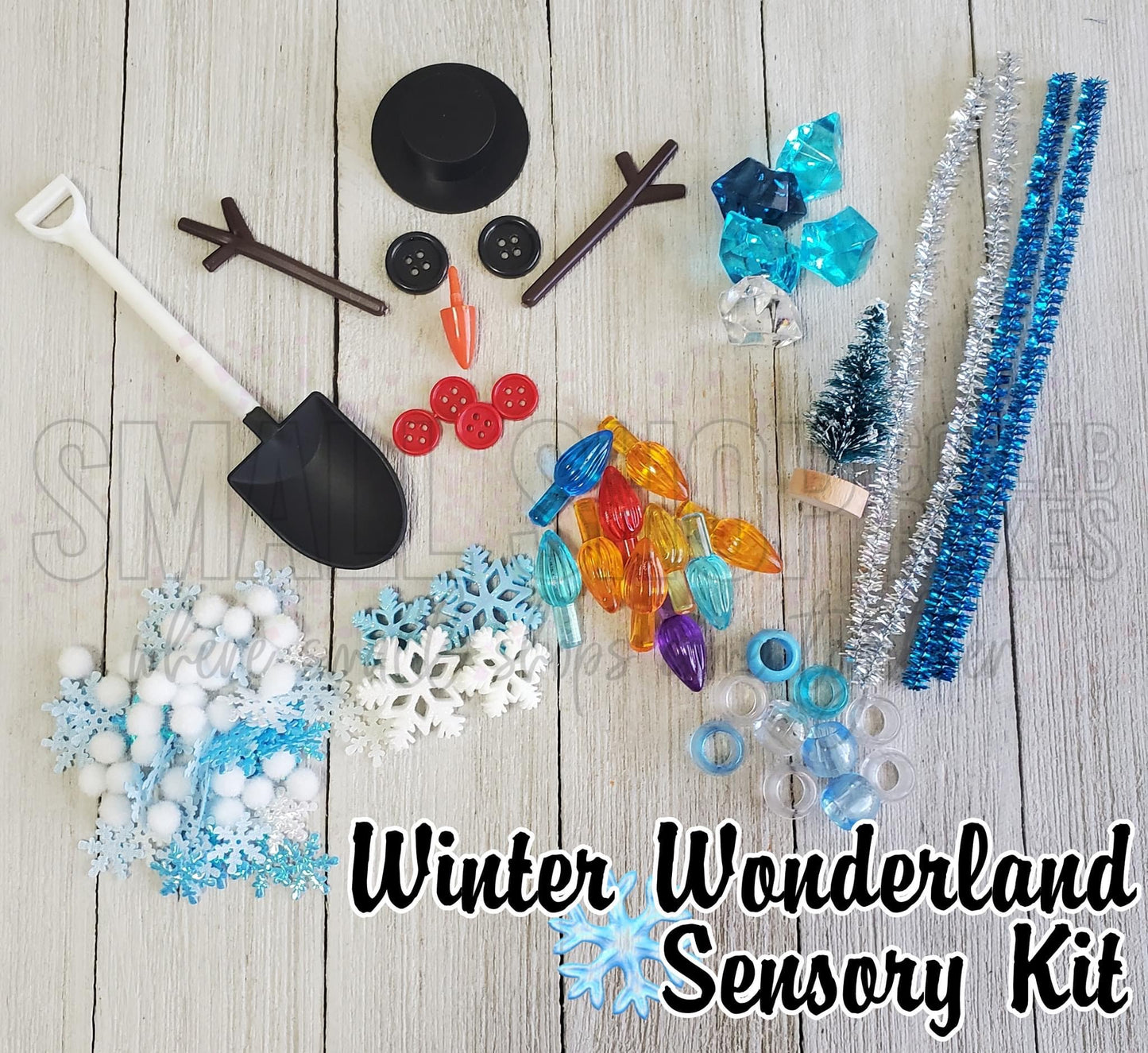 Winter wonderland sensory kit