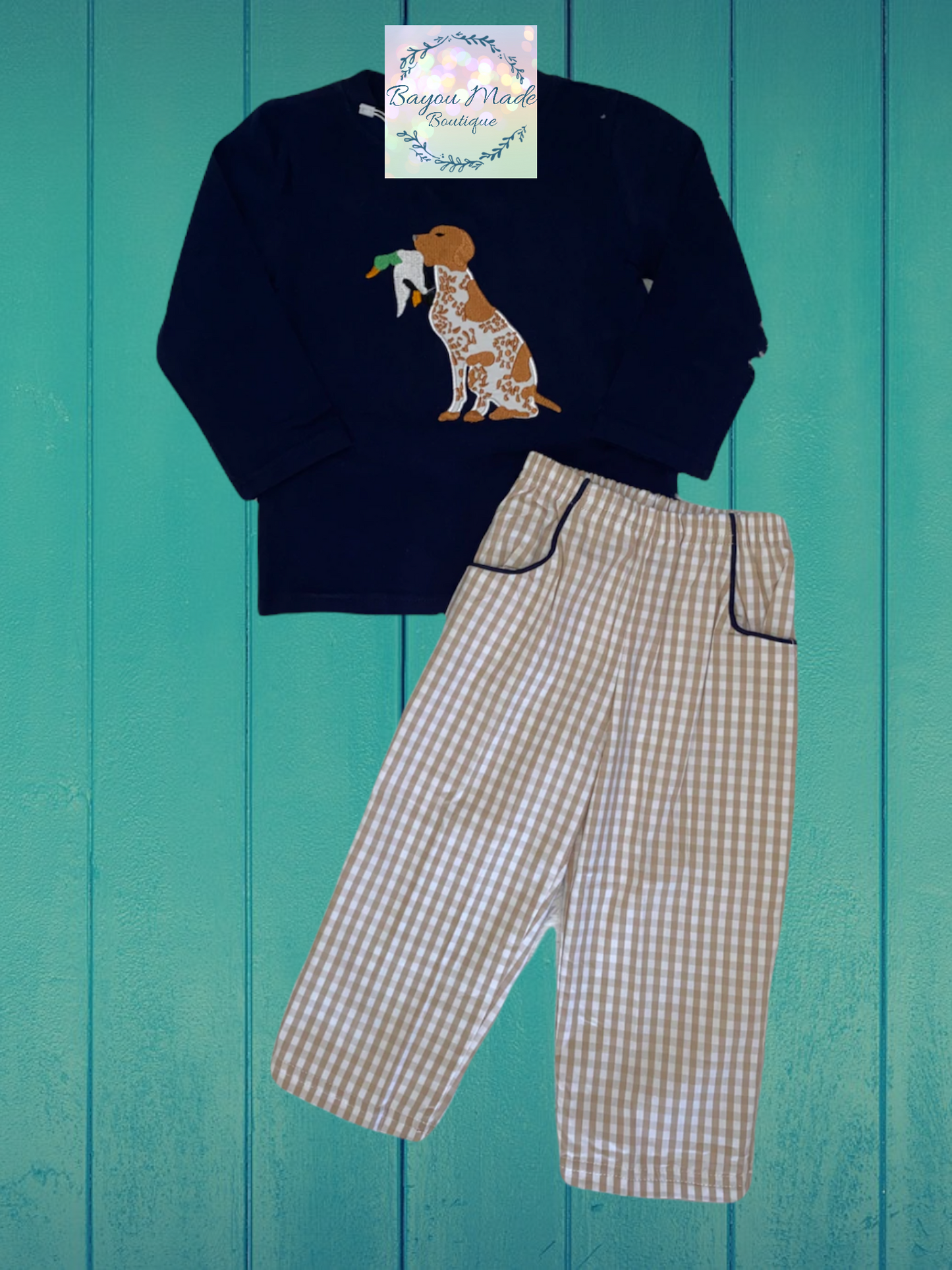 Duck hunting dog pants set