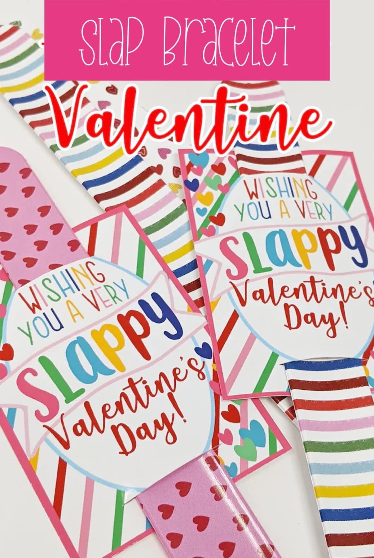 Valentine's Day slap bracelet