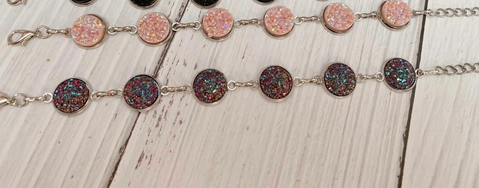 Druzy bracelet