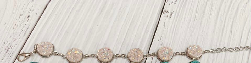 Druzy bracelet